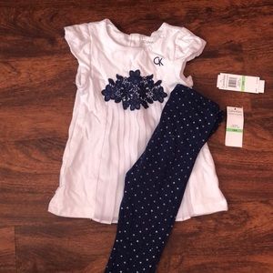 Baby Girl Calvin Klein Set